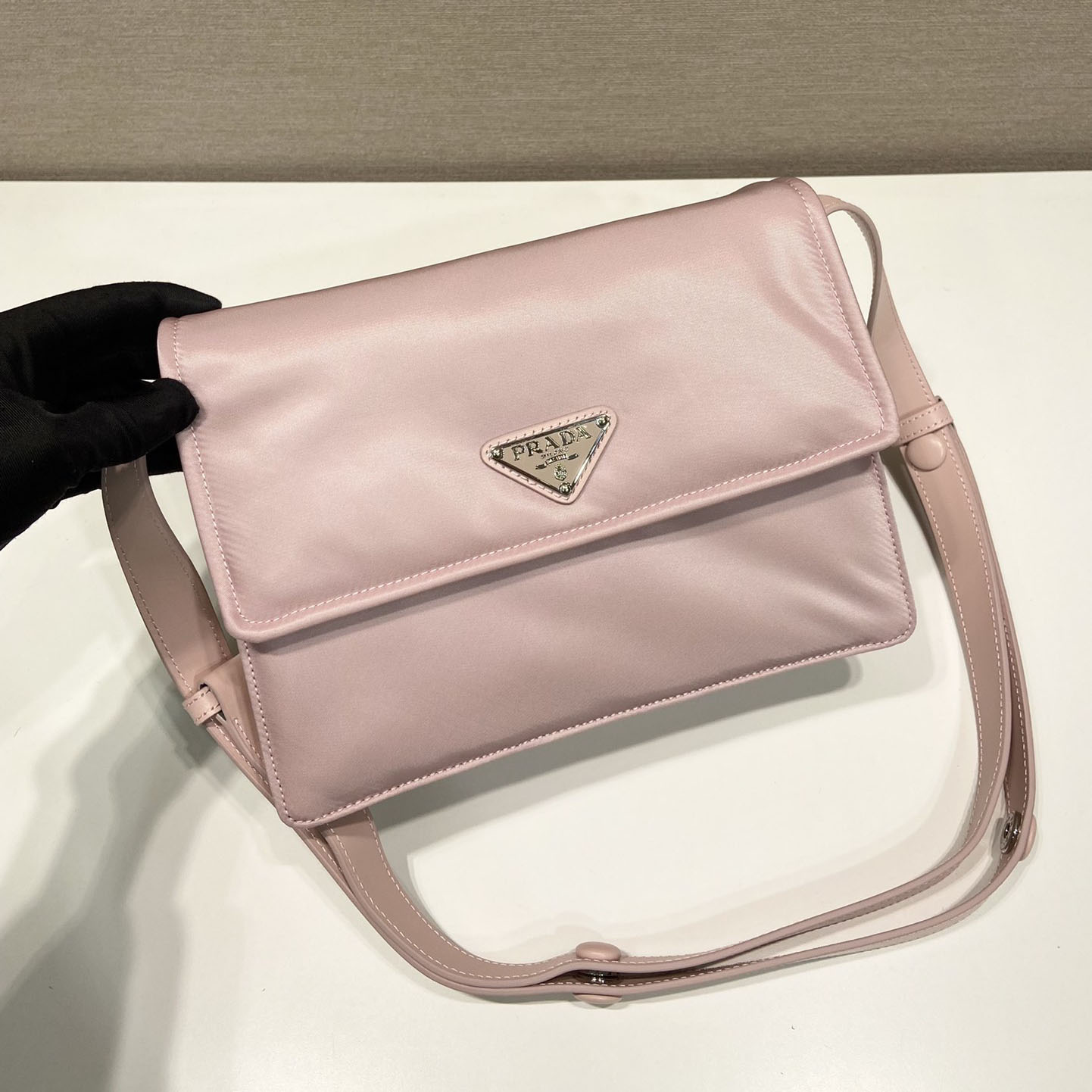 Prada Small Padded Re-Nylon Shoulder Bag - DesignerGu