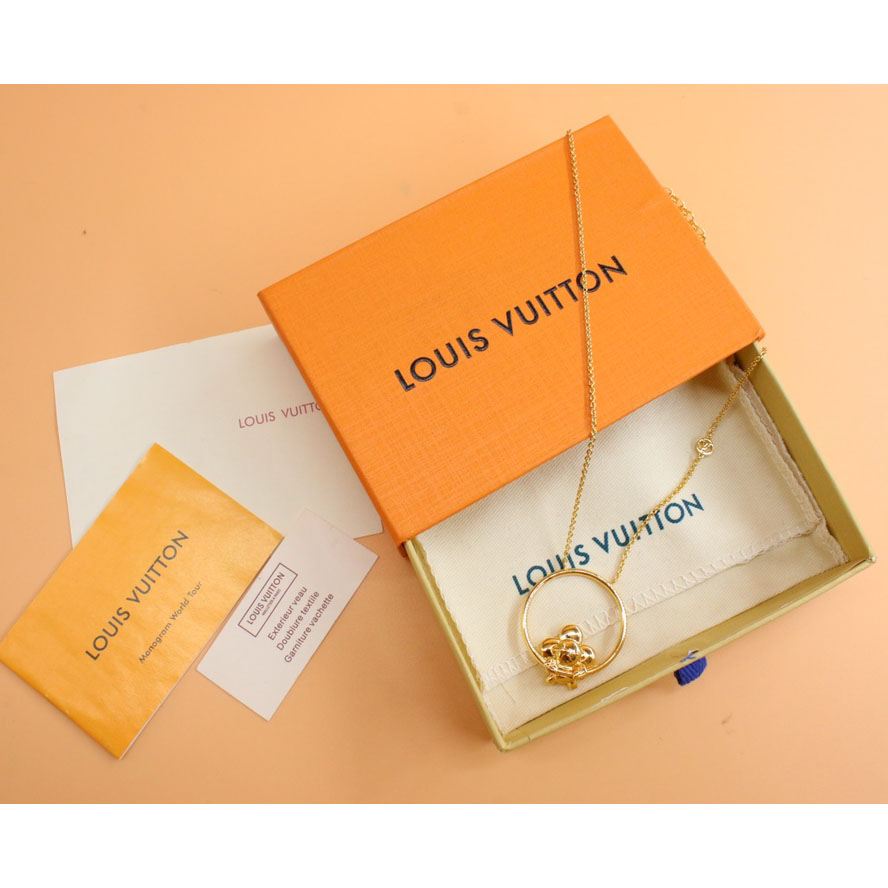 Louis Vuitton Vivienne Swinging  Necklace    M00799 - DesignerGu