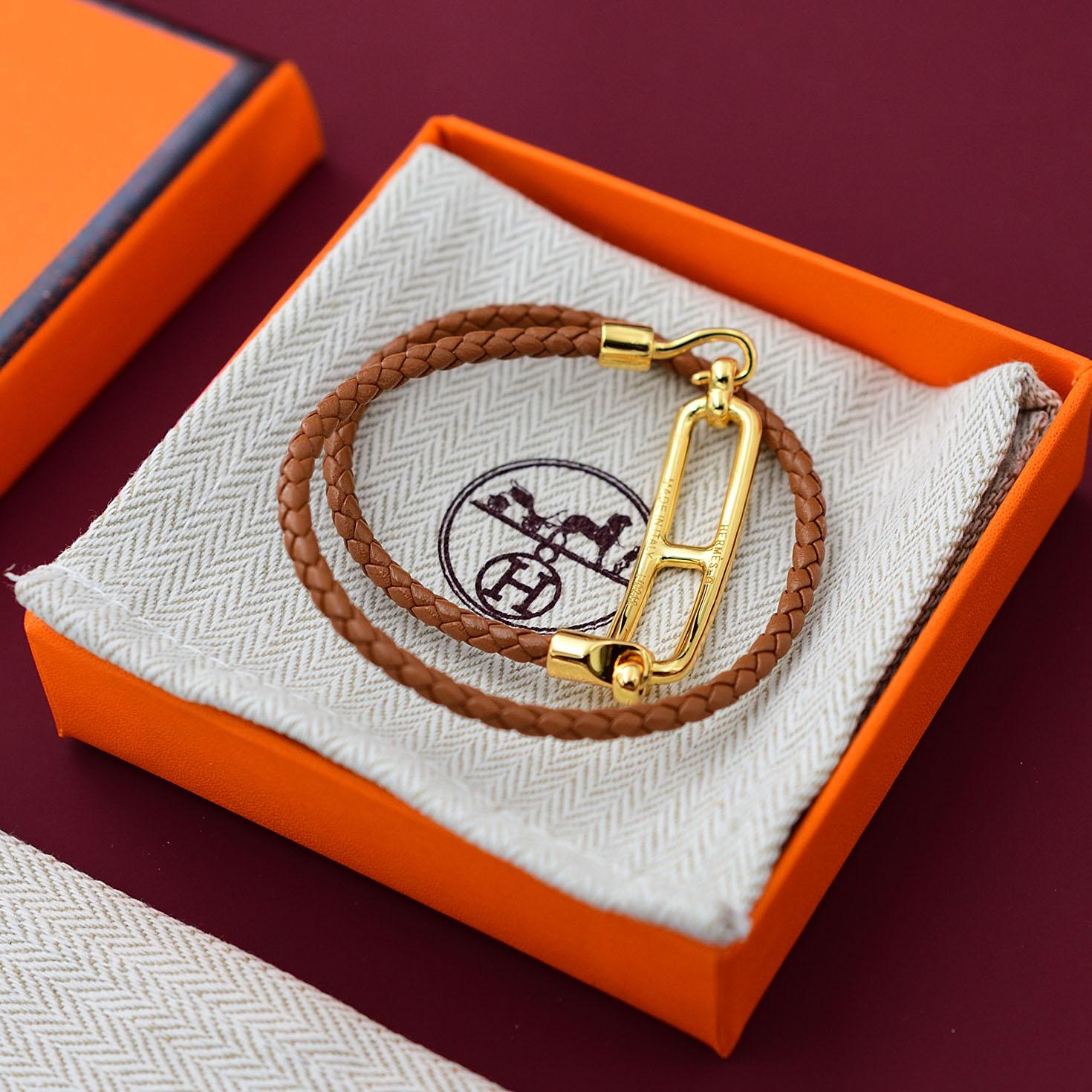 Hermes Roulis Double Tour Bracelet - DesignerGu