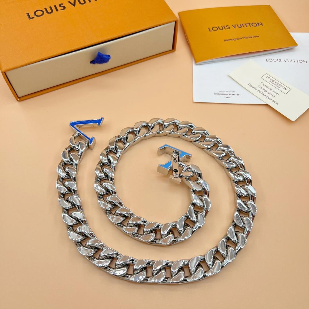 Louis Vuitton LV Chain Necklace    M00907 - DesignerGu