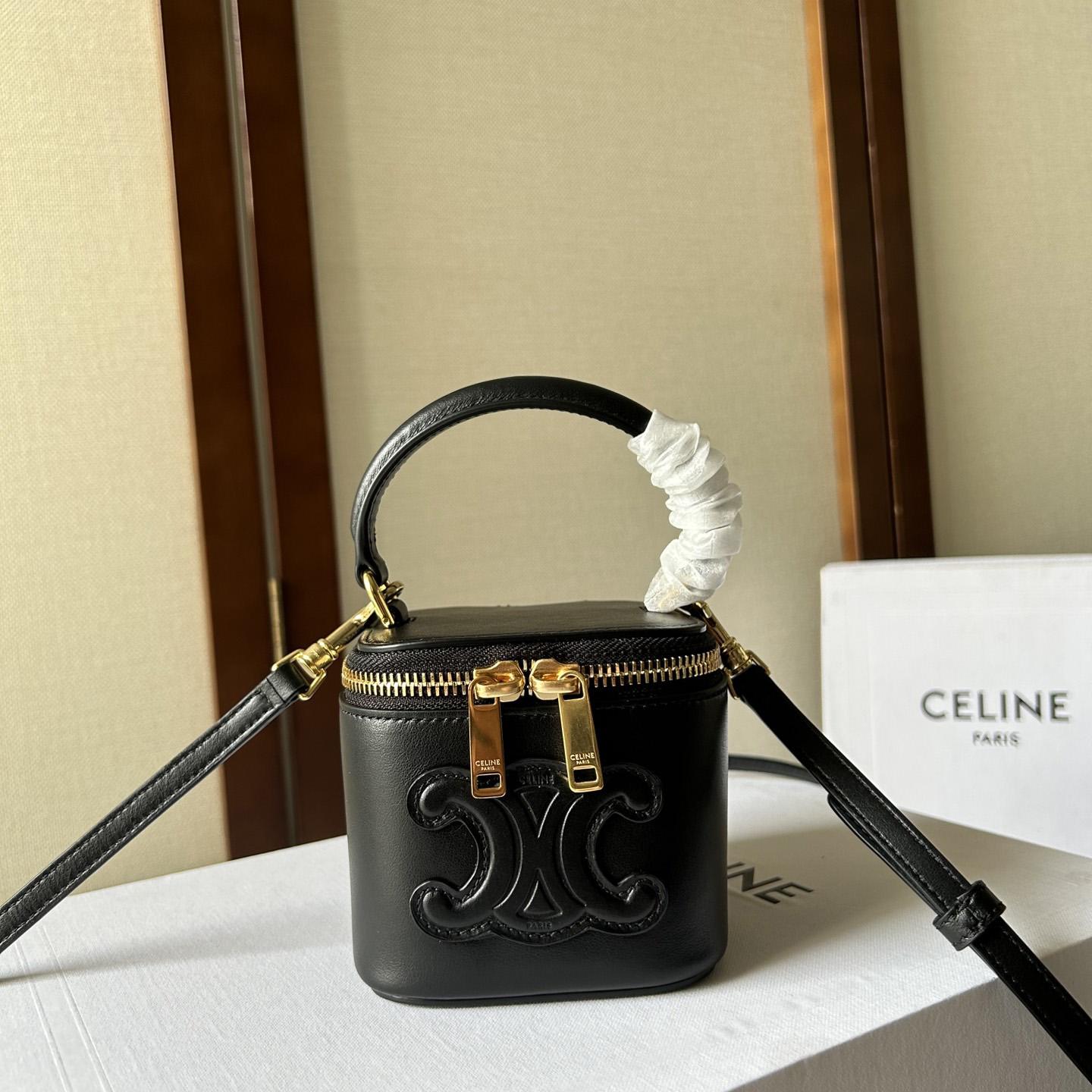 Celine Mini Vanity Case In Smooth Calfskin - DesignerGu