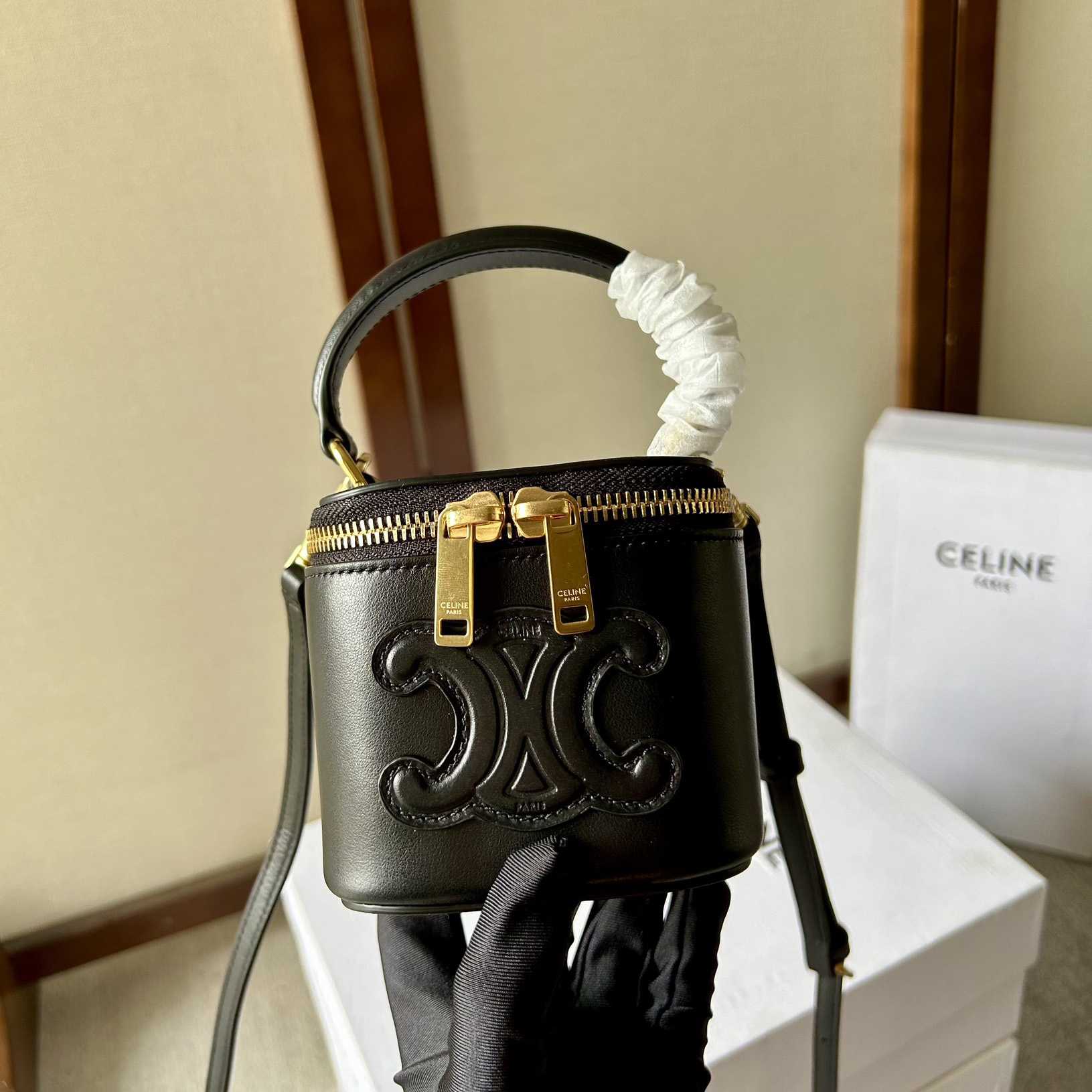 Celine Mini Vanity Case In Smooth Calfskin - DesignerGu