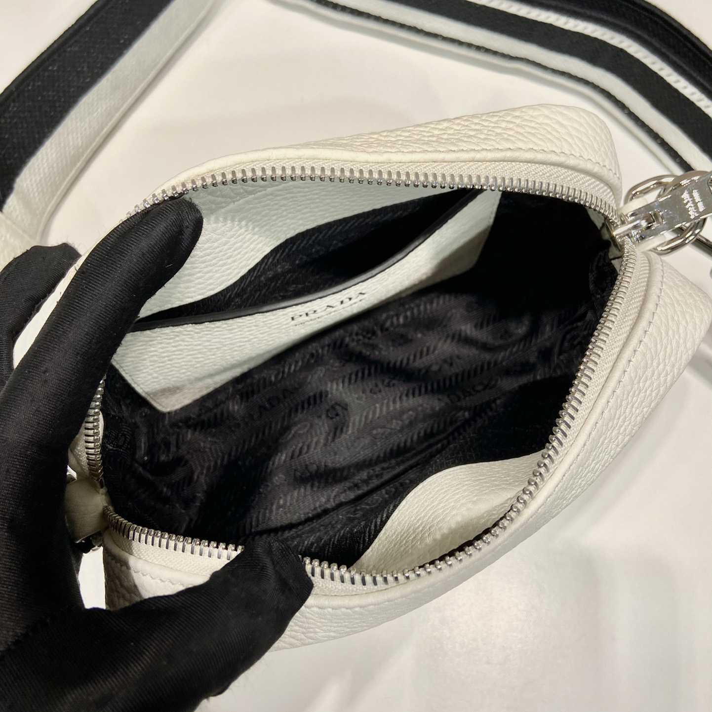 Prada Small Leather Bag - DesignerGu