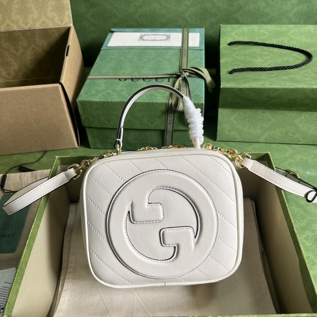 Gucci Blondie Top Handle Bag (17-15-9cm) - DesignerGu