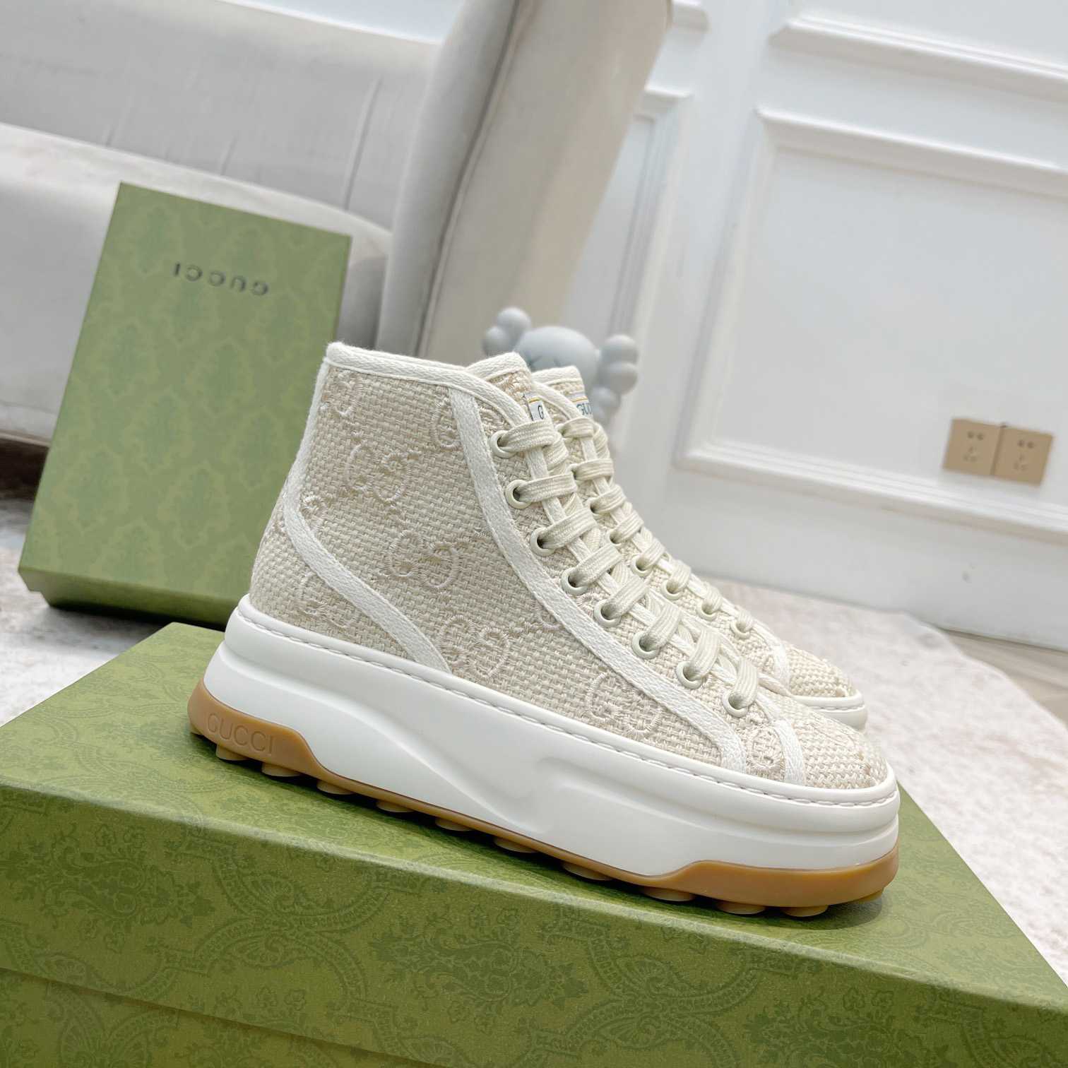 Gucci GG High Top Sneaker - DesignerGu
