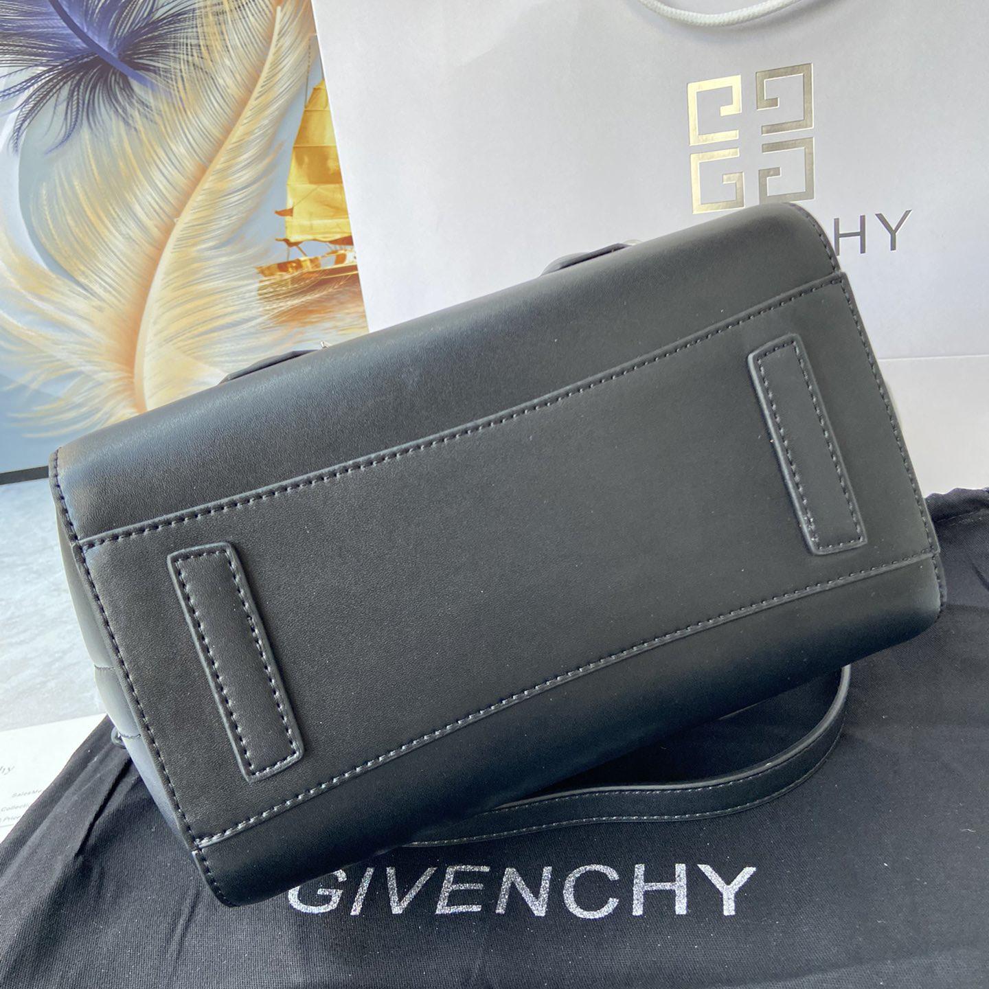 Givenchy Mini Antigona Lock Bag In Box Leather (23*27*13cm) - DesignerGu