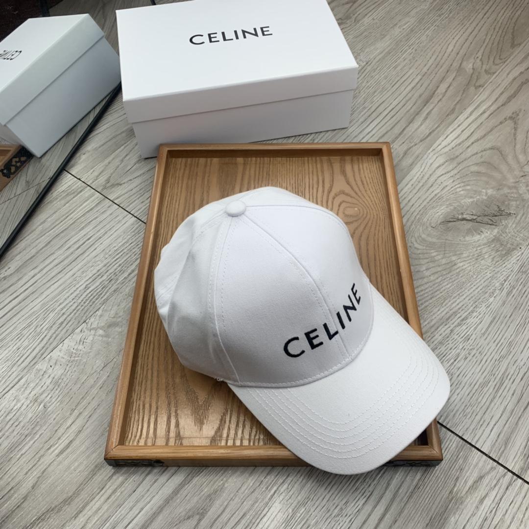 Celine Baseball Cap In Cotton - DesignerGu