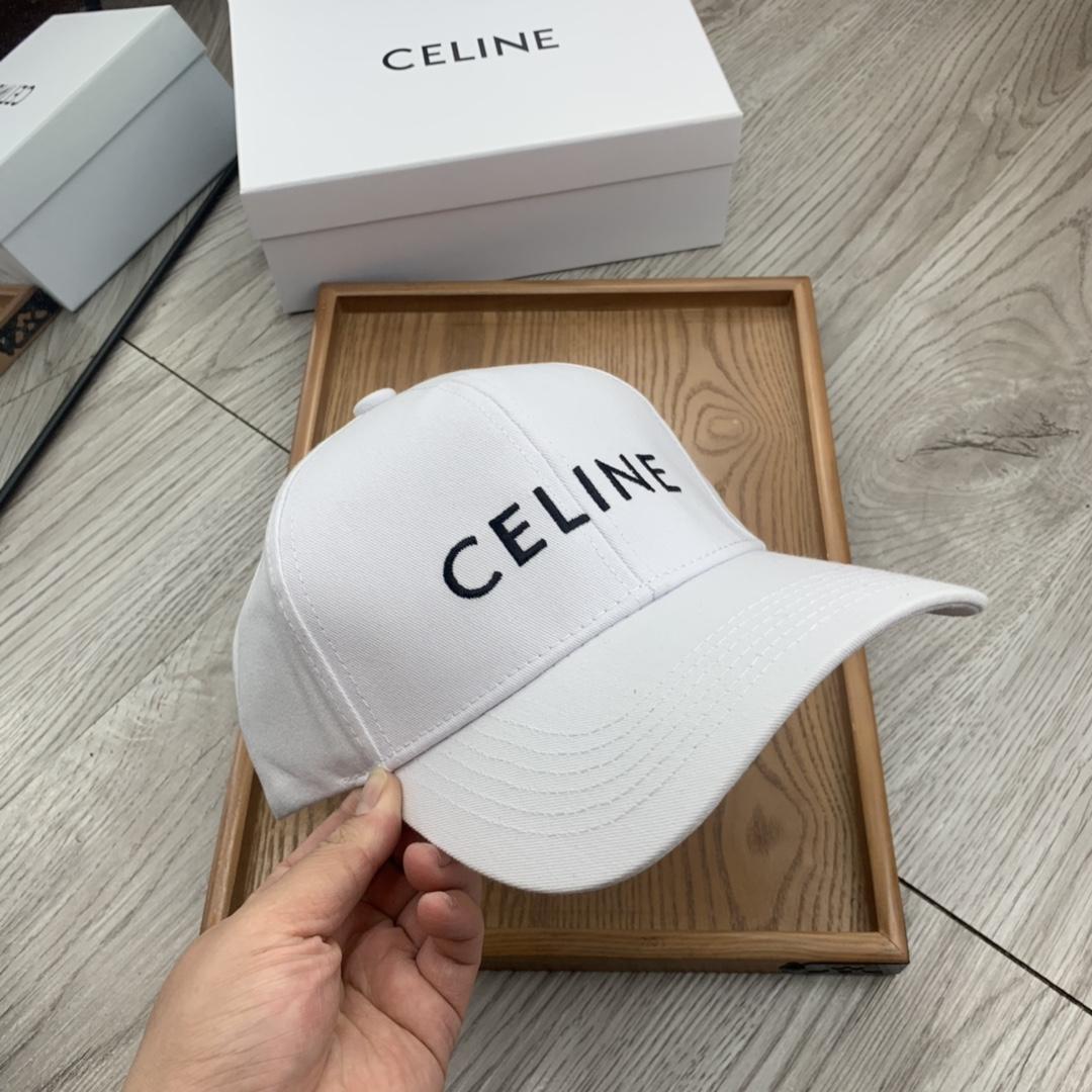 Celine Baseball Cap In Cotton - DesignerGu