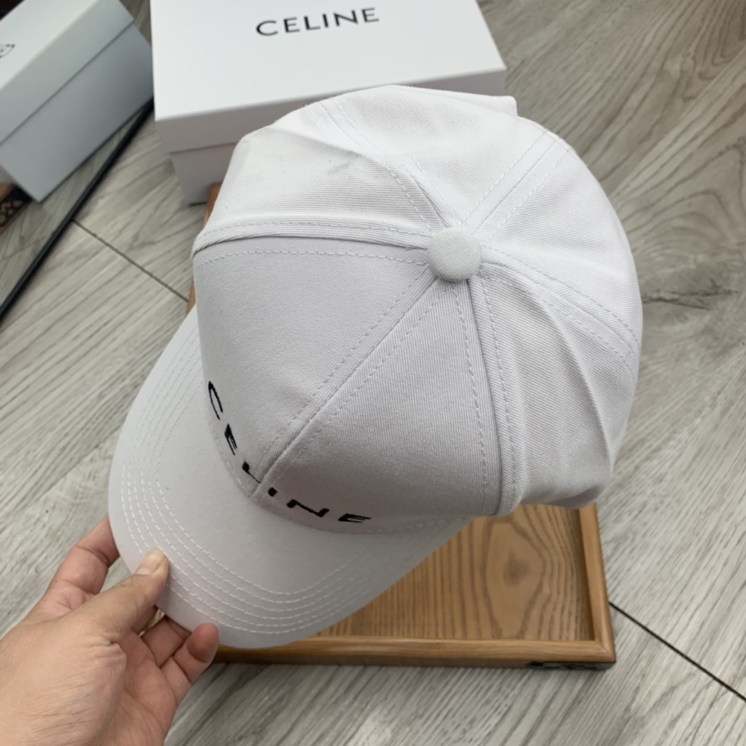 Celine Baseball Cap In Cotton - DesignerGu