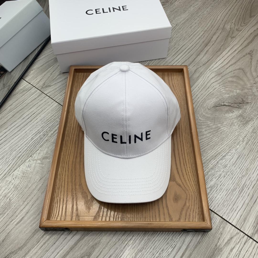 Celine Baseball Cap In Cotton - DesignerGu