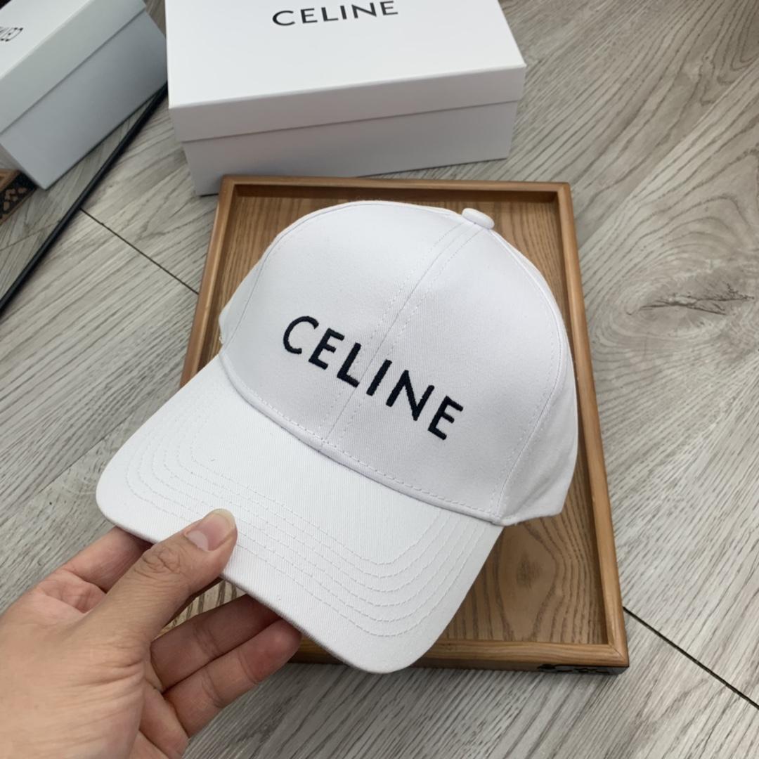 Celine Baseball Cap In Cotton - DesignerGu