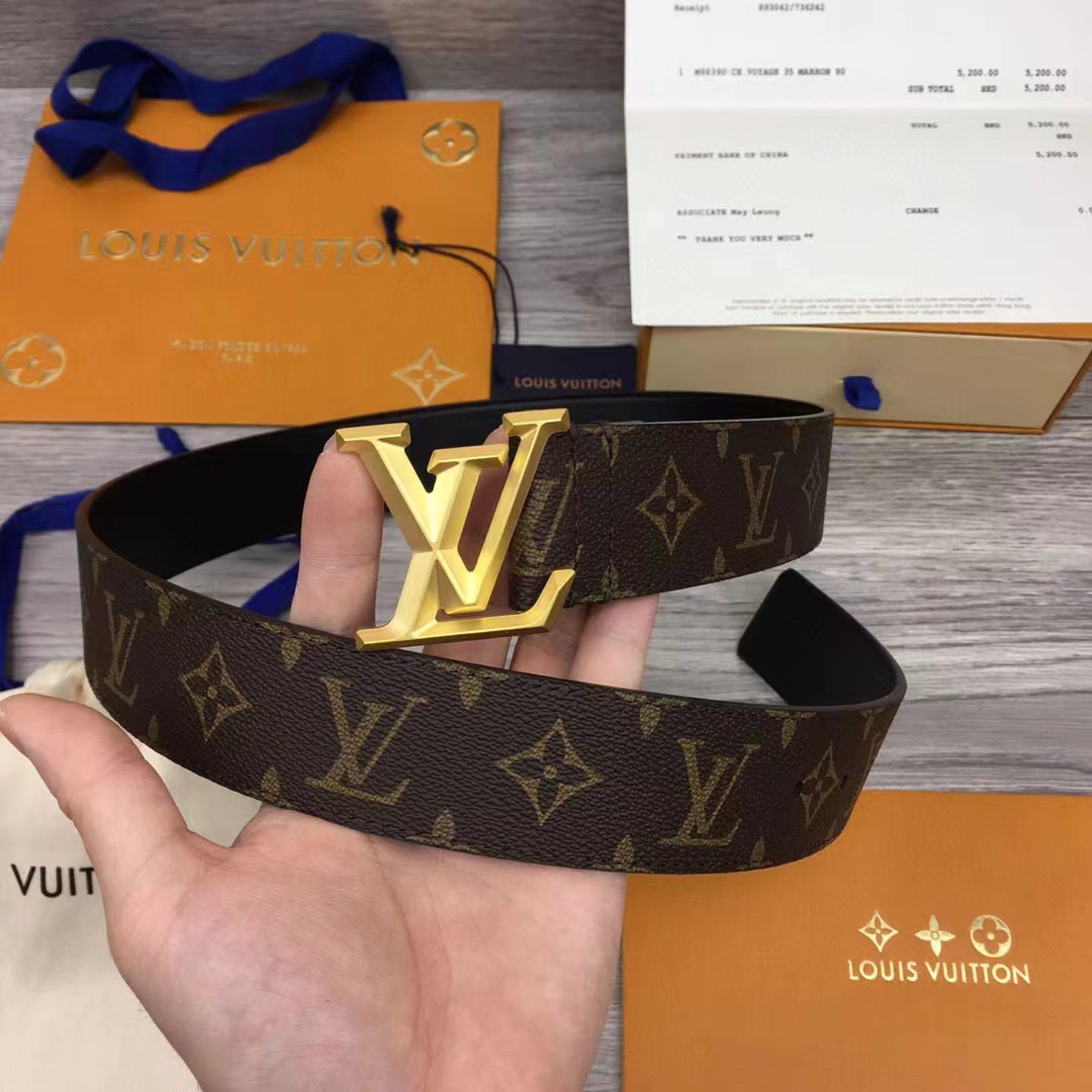 Louis Vuitton LV Initiales Reversible Belt   - DesignerGu