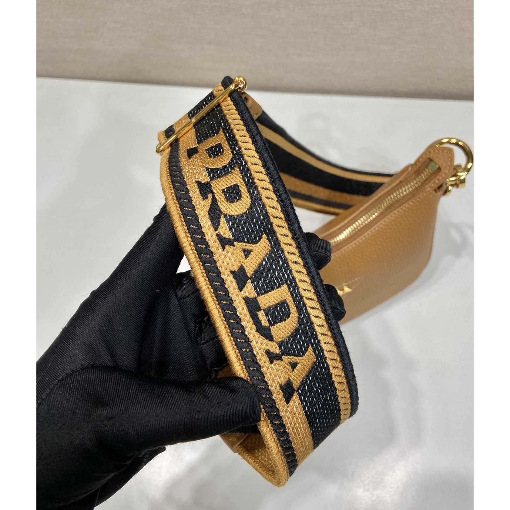 Prada Leather Shoulder Bag - DesignerGu