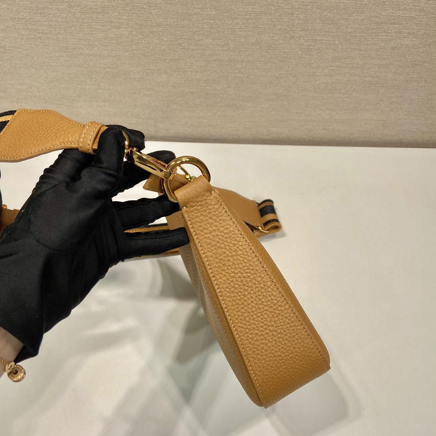 Prada Leather Shoulder Bag - DesignerGu