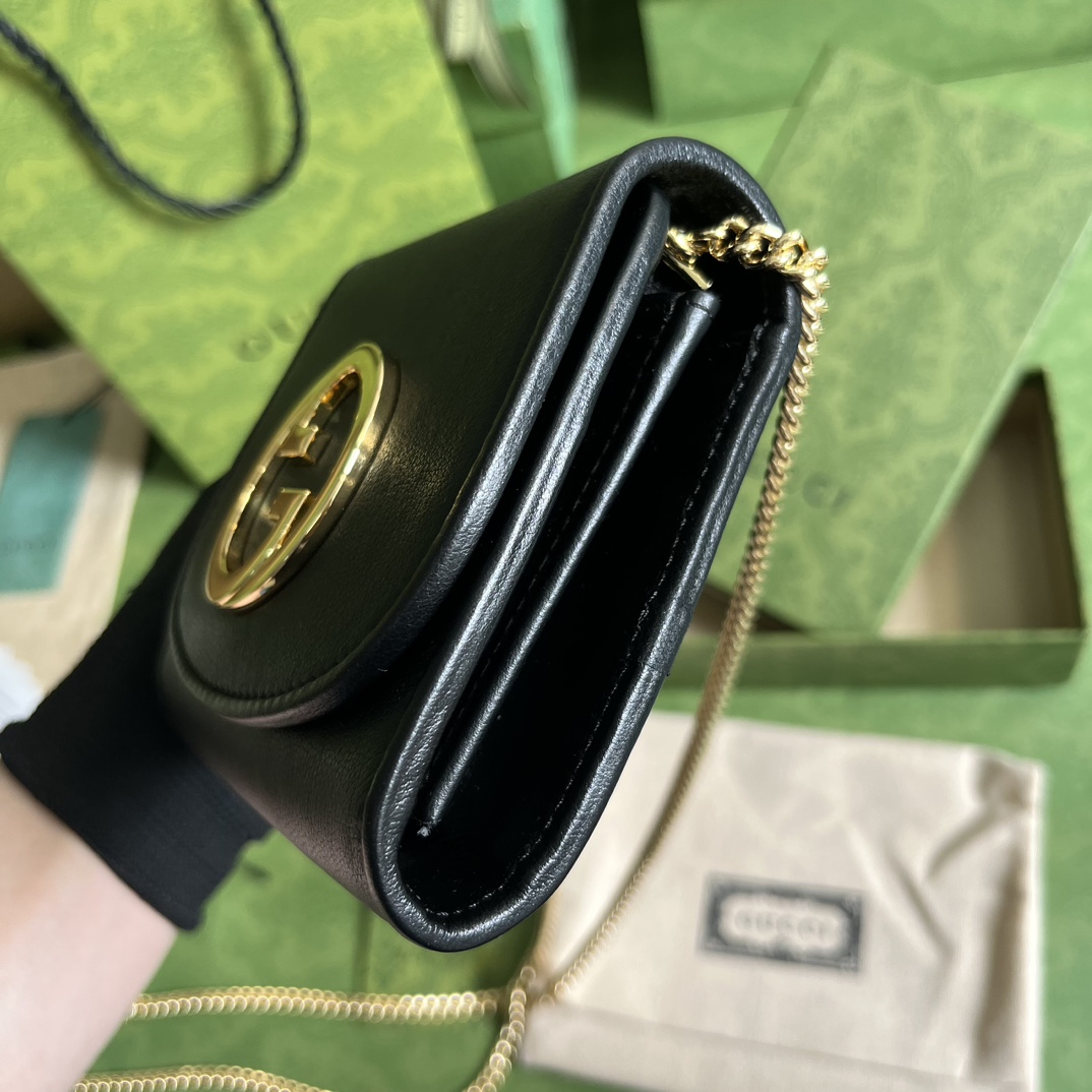 Gucci Blondie Medium Chain Wallet(12.5-11-2.5cm) - DesignerGu