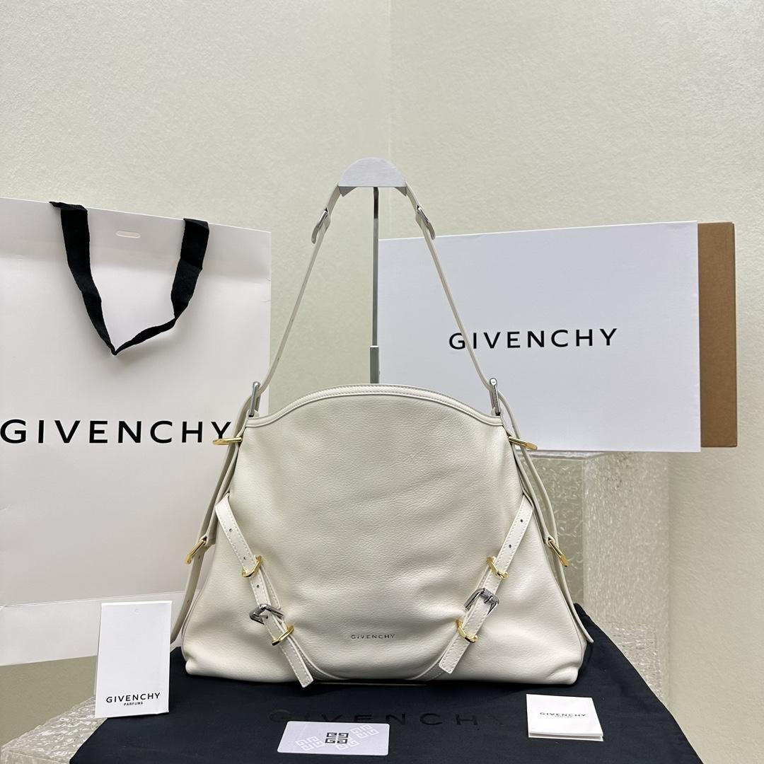 Givenchy Medium Voyou Bag In Leather(32-37-6.5cm) - DesignerGu