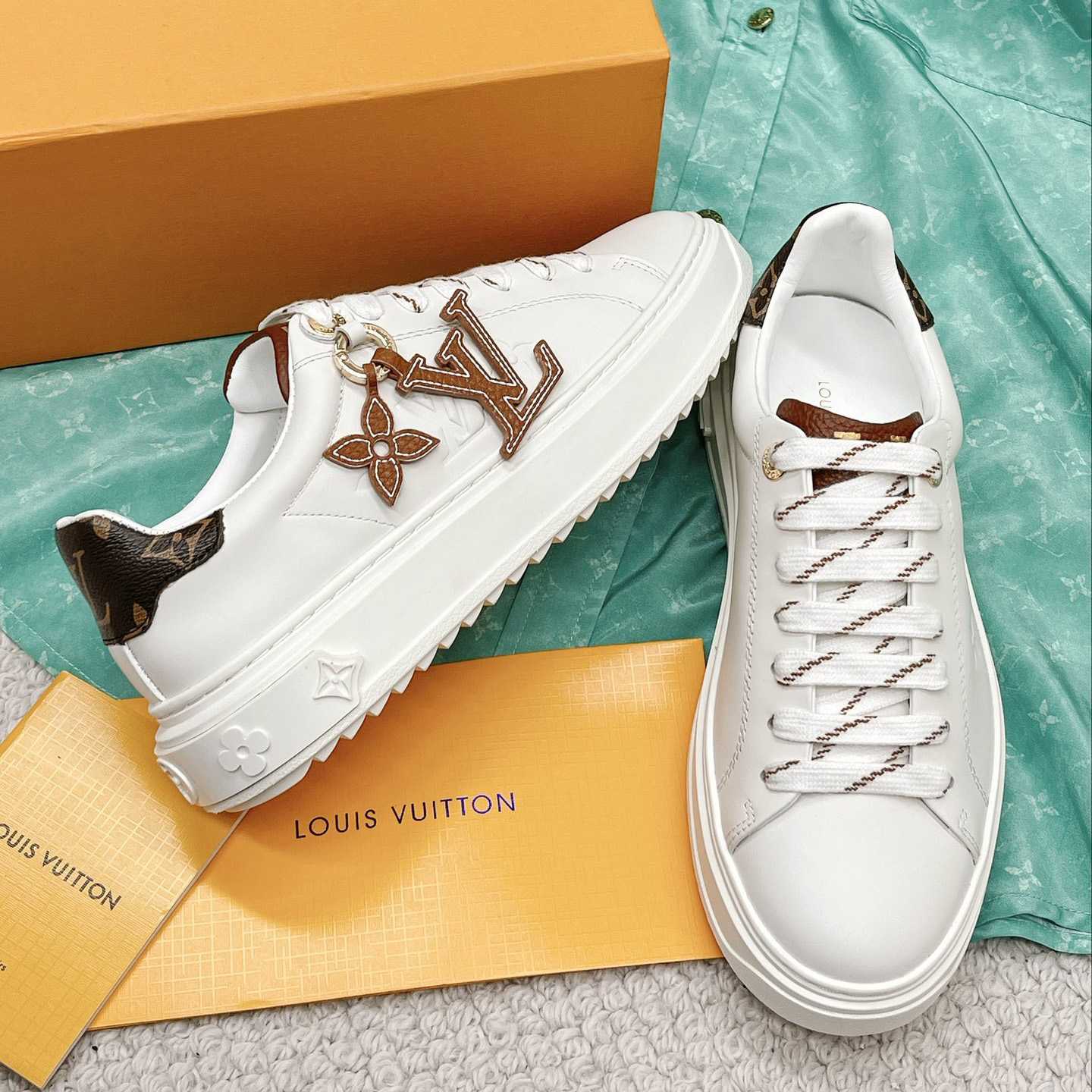 Louis Vuitton Time Out Sneaker (upon uk size)      - DesignerGu