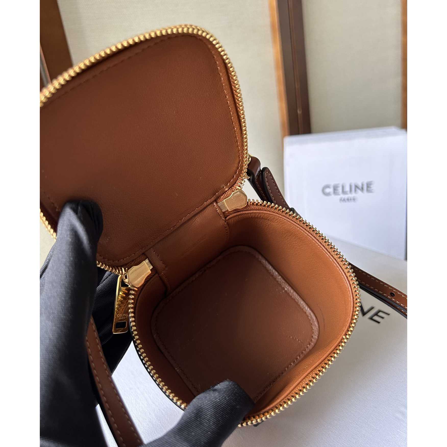 Celine Mini Vanity Case In Smooth Calfskin - DesignerGu