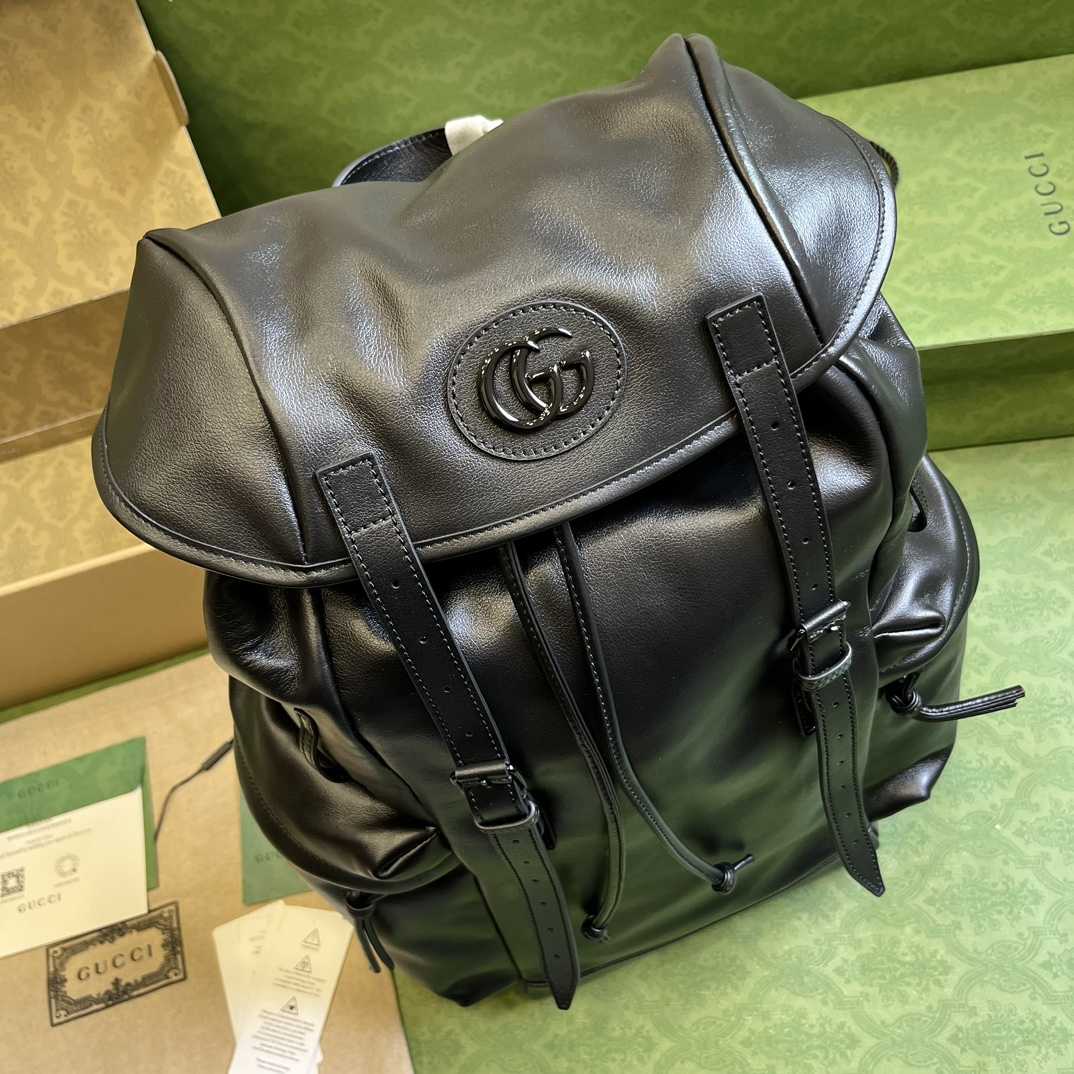 Gucci Backpack With Tonal Double G(38-44-15cm) - DesignerGu