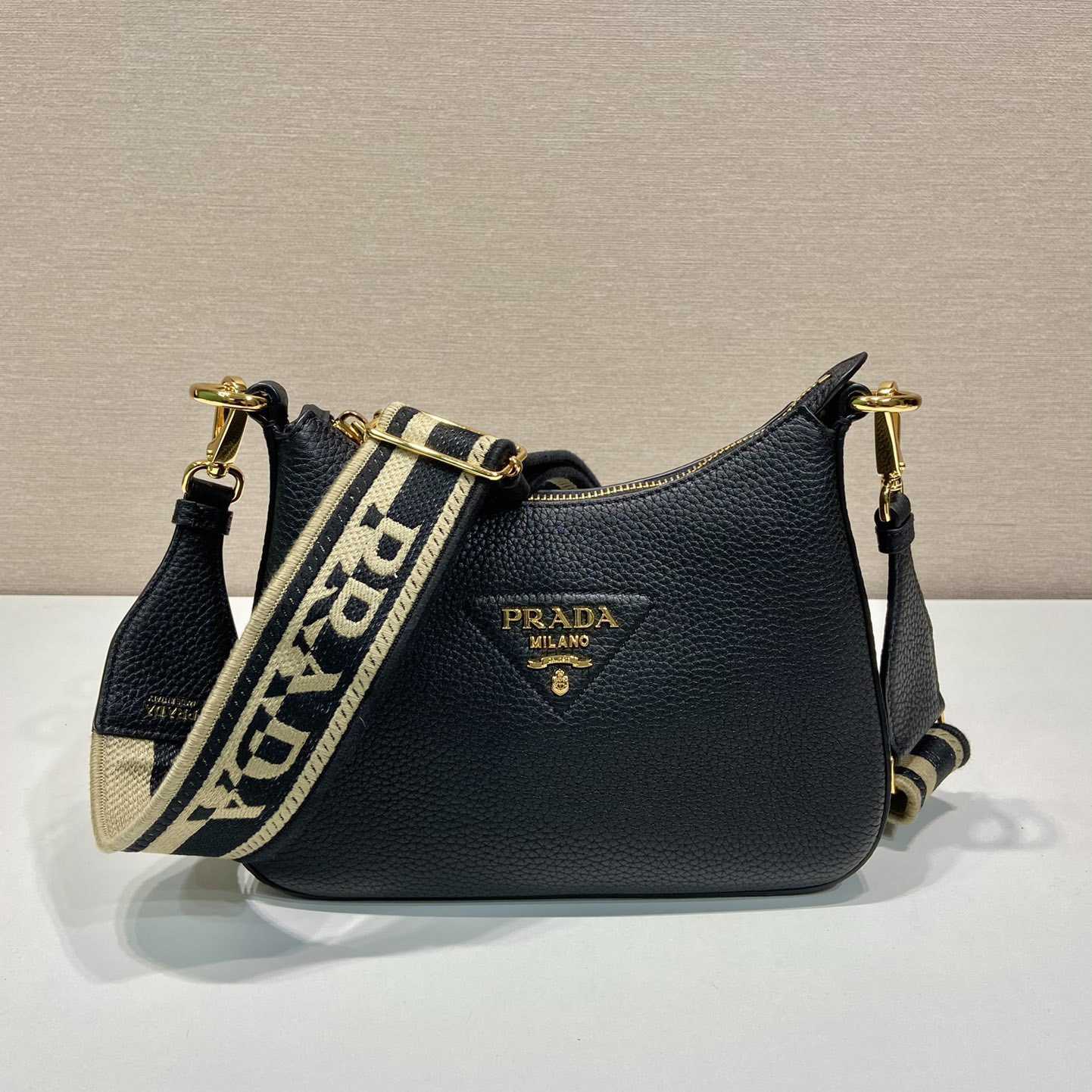 Prada Leather Shoulder Bag - DesignerGu