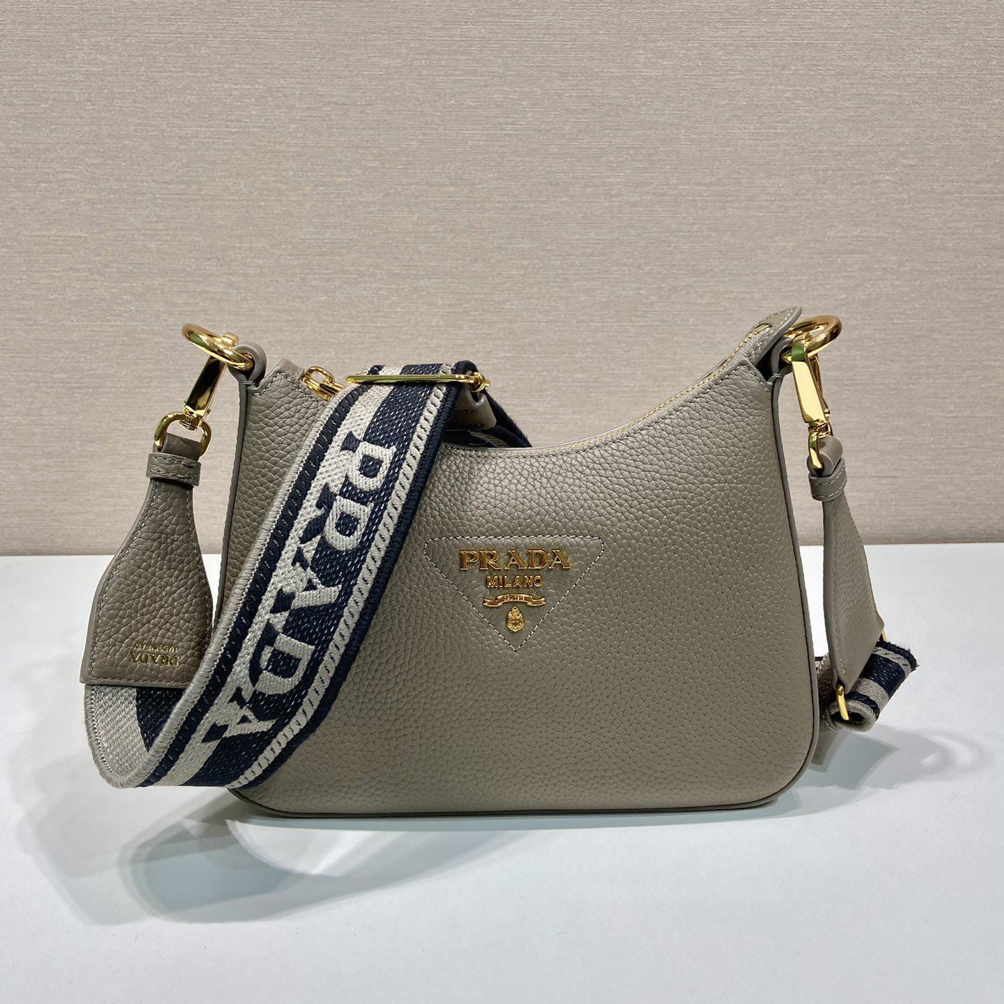 Prada Leather Shoulder Bag - DesignerGu