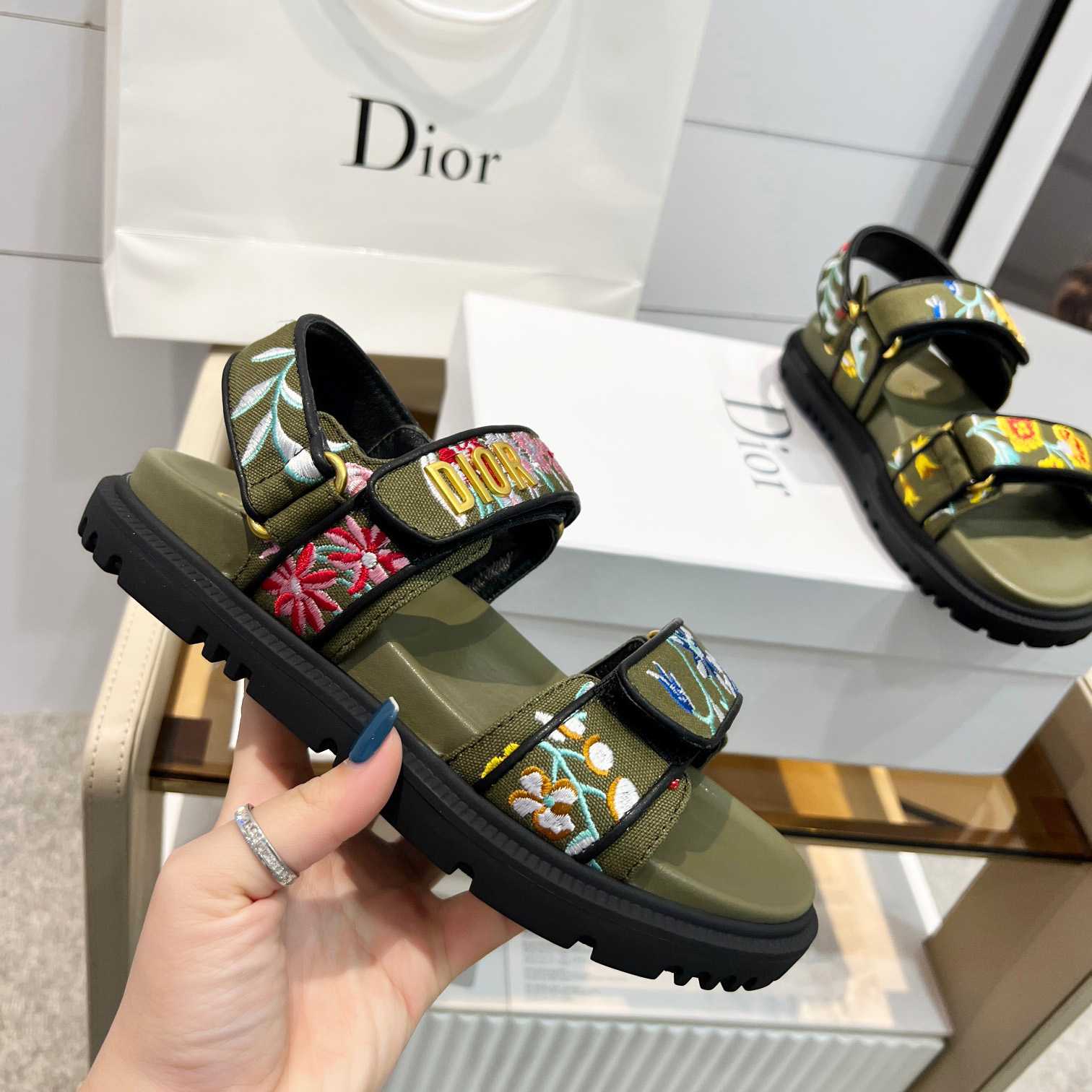 Dior Dioract Sandal - DesignerGu