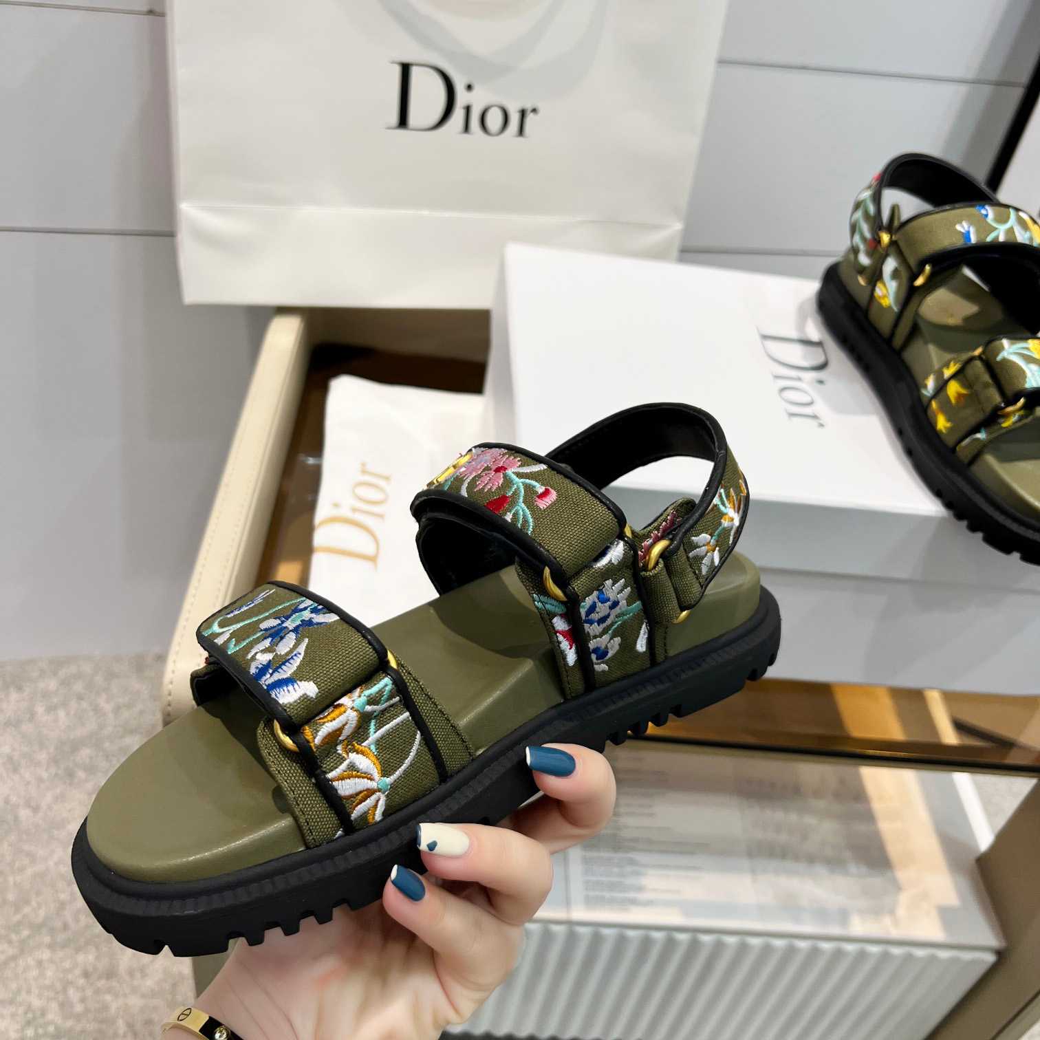 Dior Dioract Sandal - DesignerGu