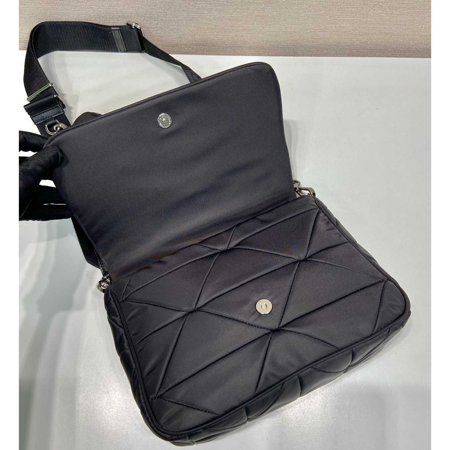 Prada Padded Re-Nylon Shoulder Bag - DesignerGu