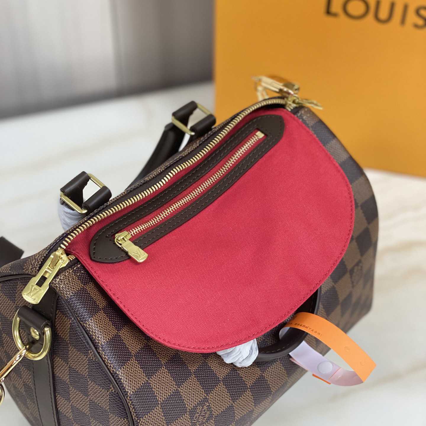 Louis Vuitton Speedy Bandouliere Bag Damier 25 - DesignerGu