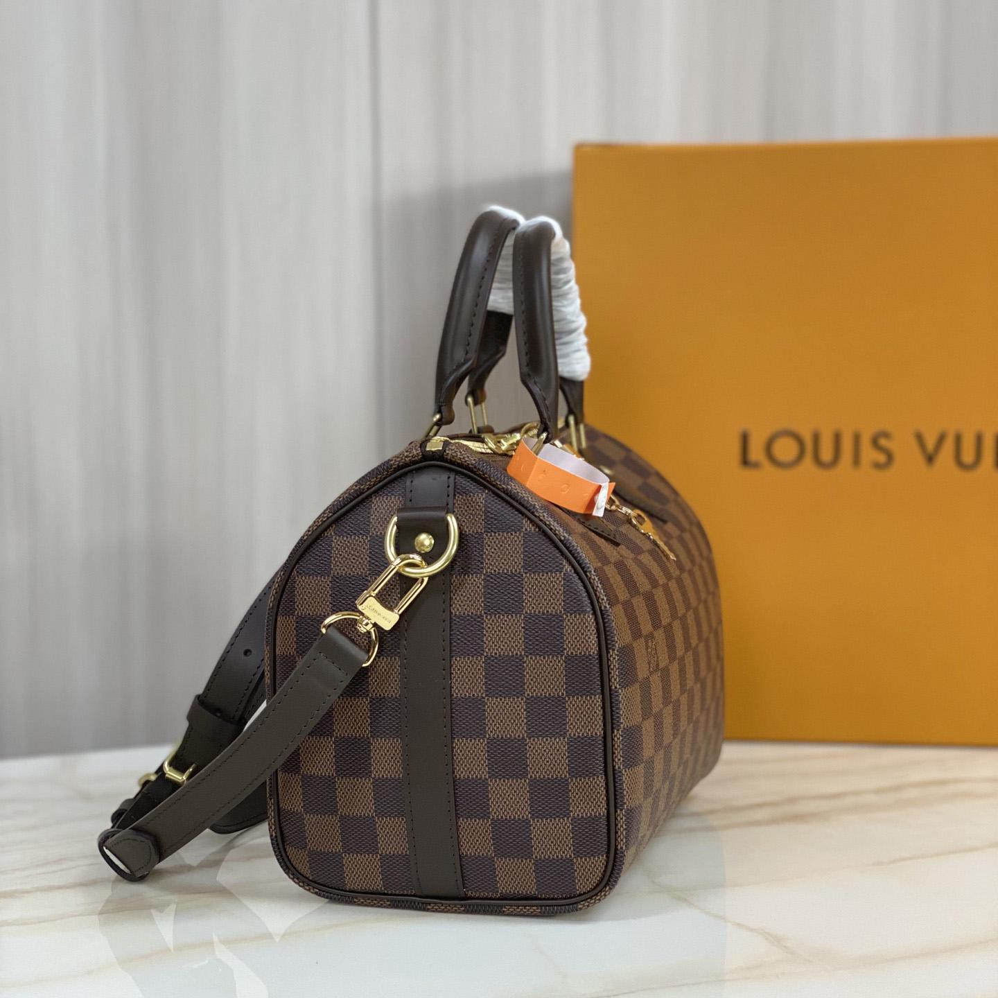 Louis Vuitton Speedy Bandouliere Bag Damier 25 - DesignerGu