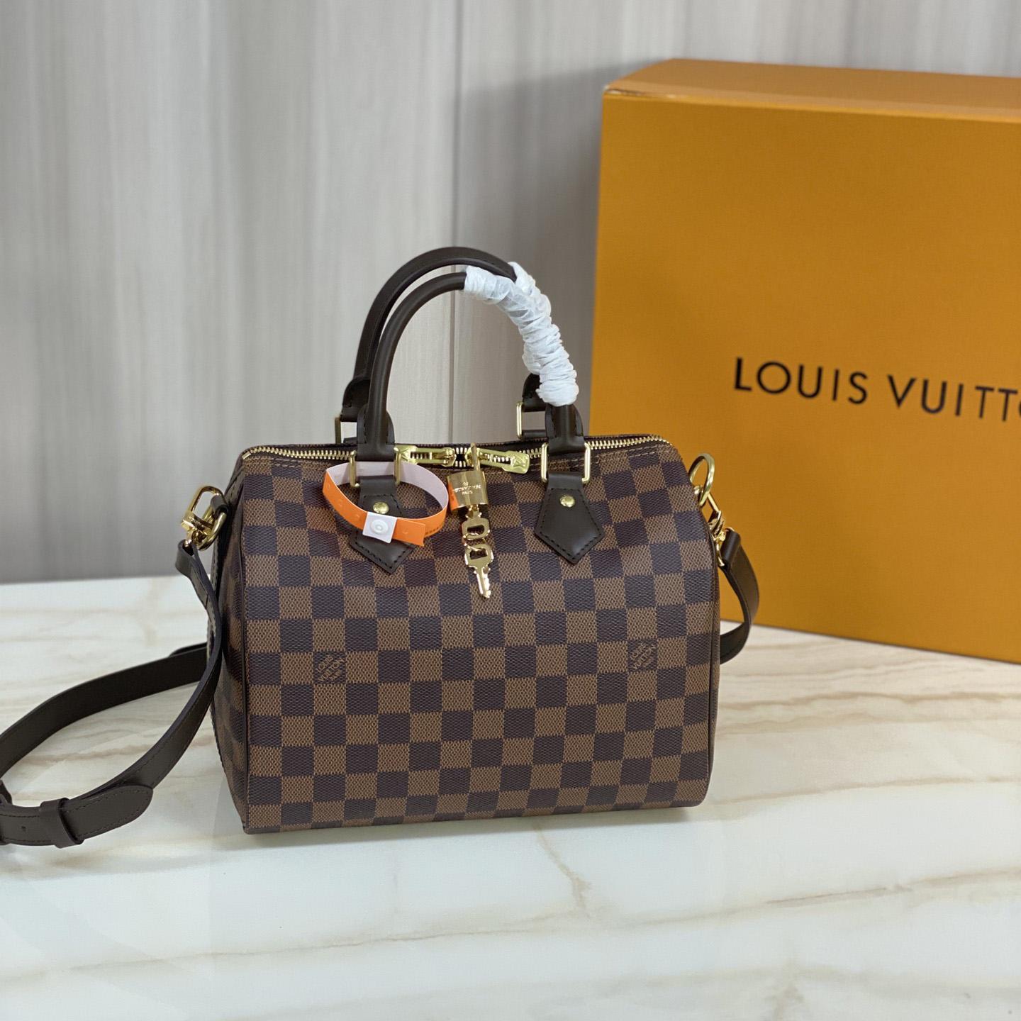 Louis Vuitton Speedy Bandouliere Bag Damier 25 - DesignerGu