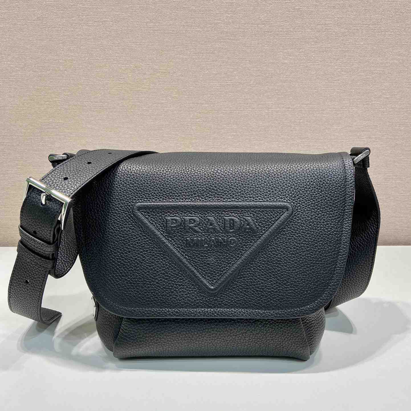 Prada Leather Bag With Shoulder Strap - DesignerGu