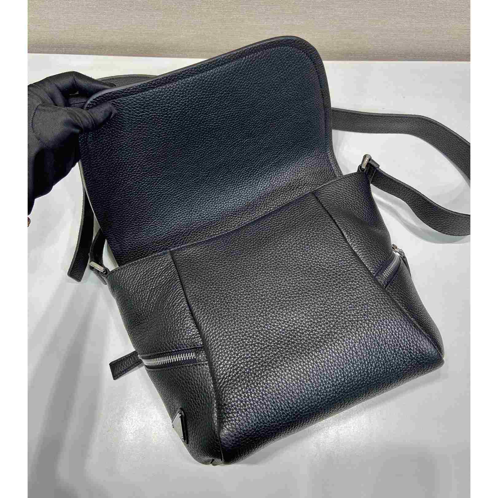 Prada Leather Bag With Shoulder Strap - DesignerGu