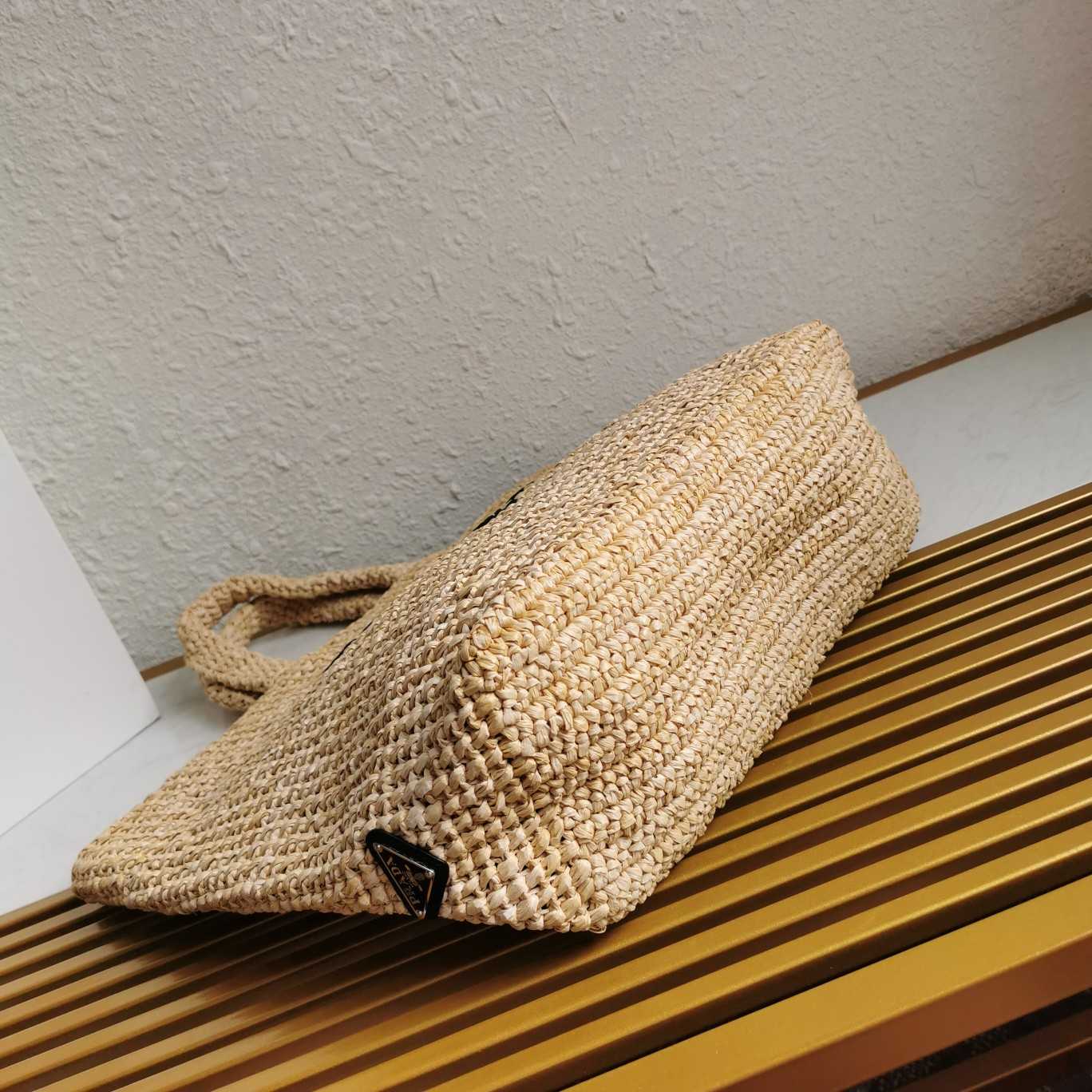 Prada Small Raffia Tote Bag - DesignerGu