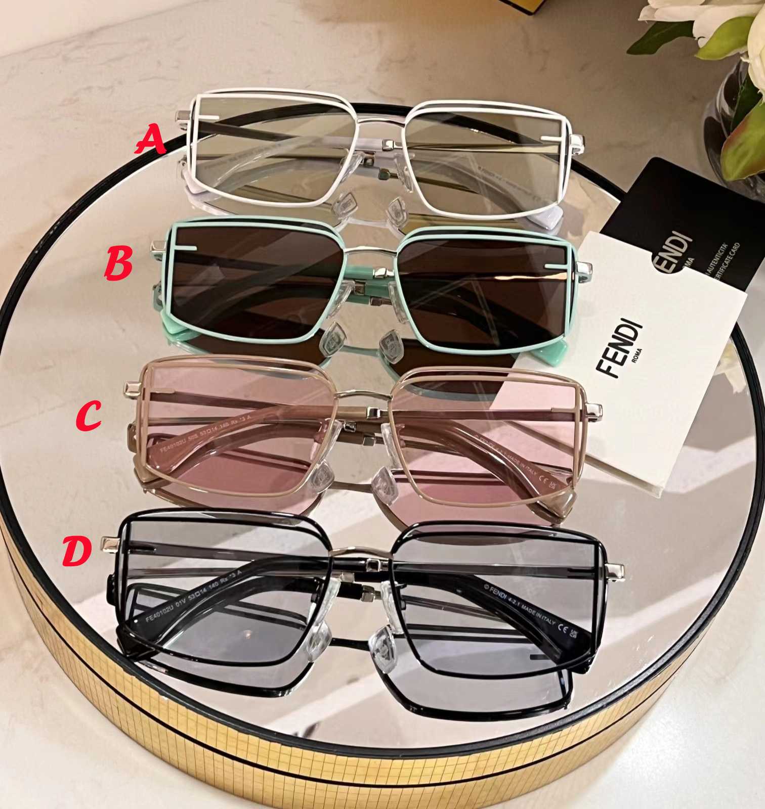 Fendi First Sight Fashion Show Sunglasses - DesignerGu