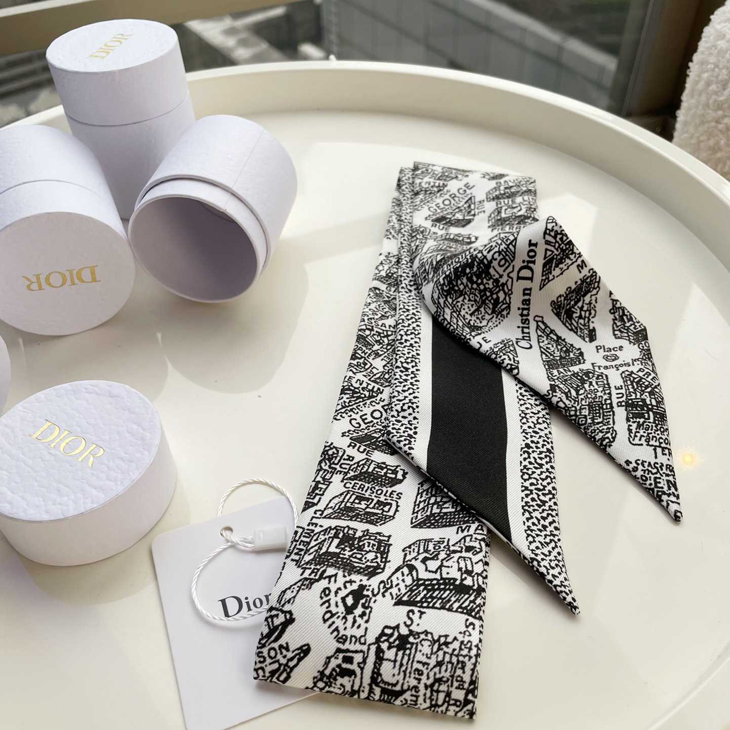 Dior Plan de Paris Mitzah Scarf  - DesignerGu