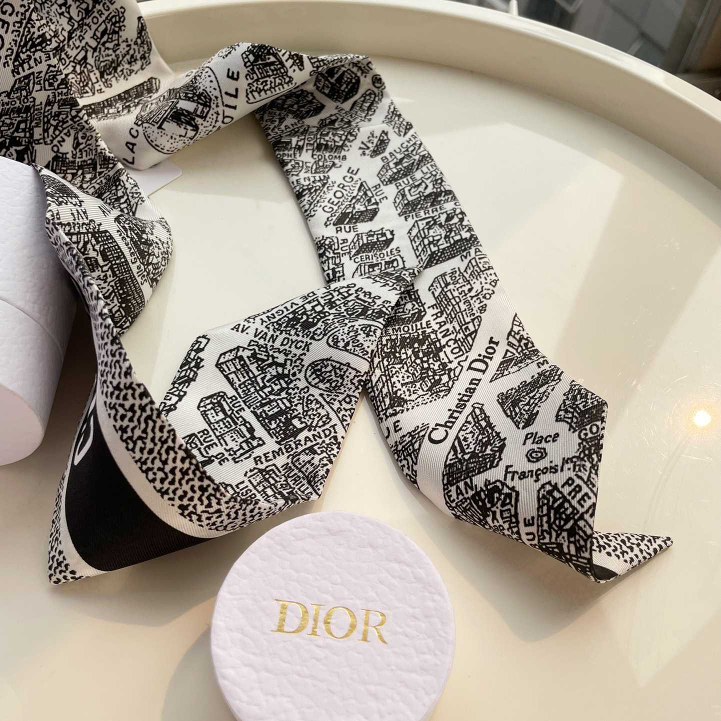 Dior Plan de Paris Mitzah Scarf  - DesignerGu