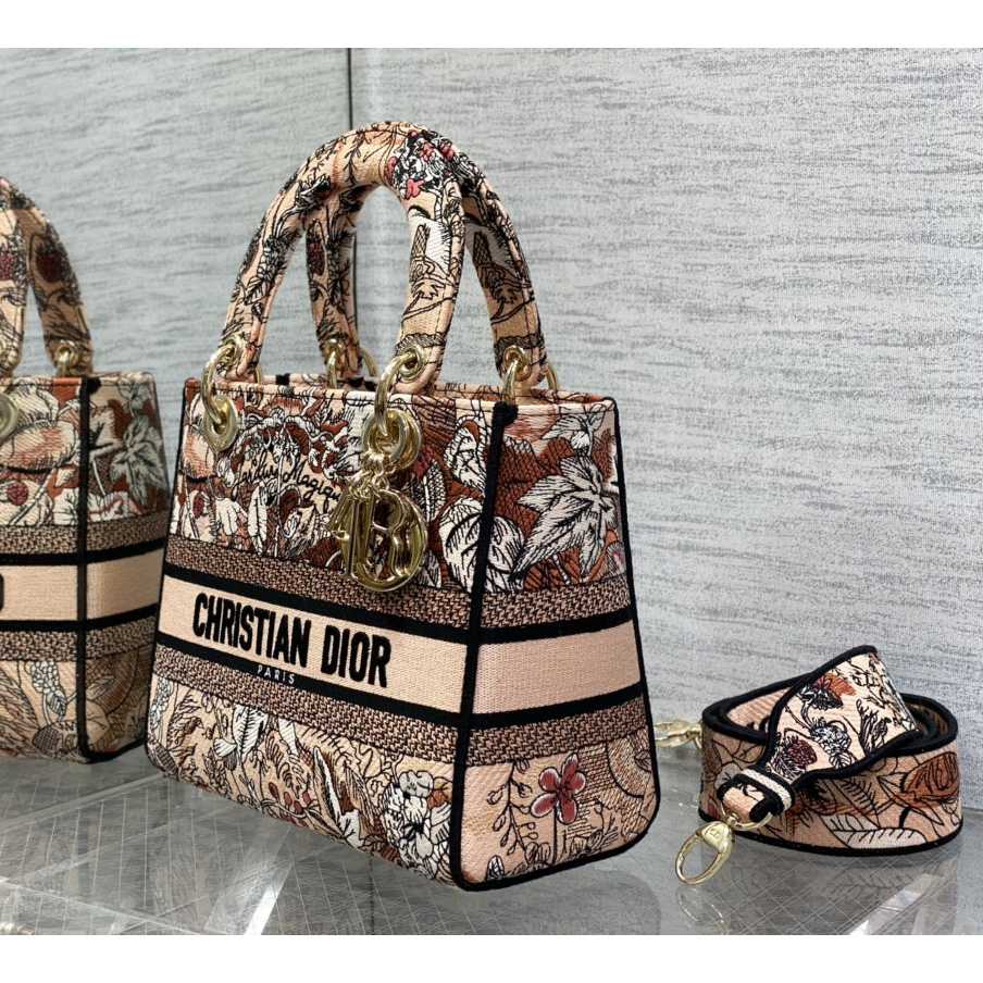 Dior Medium Lady D-lite Bag - DesignerGu