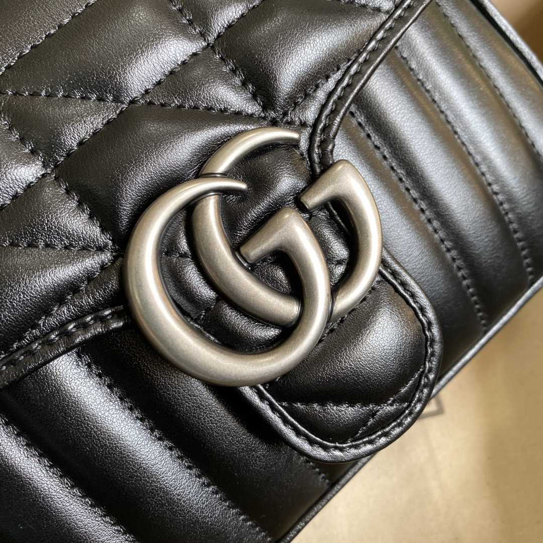 Gucci GG Marmont Mini Top Handle Bag(21*15.5*8cm) - DesignerGu