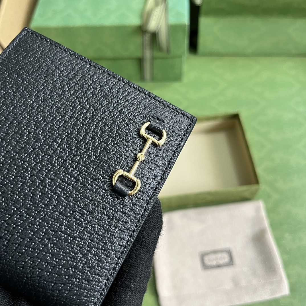 Gucci Bi-fold Wallet With Horsebit - DesignerGu