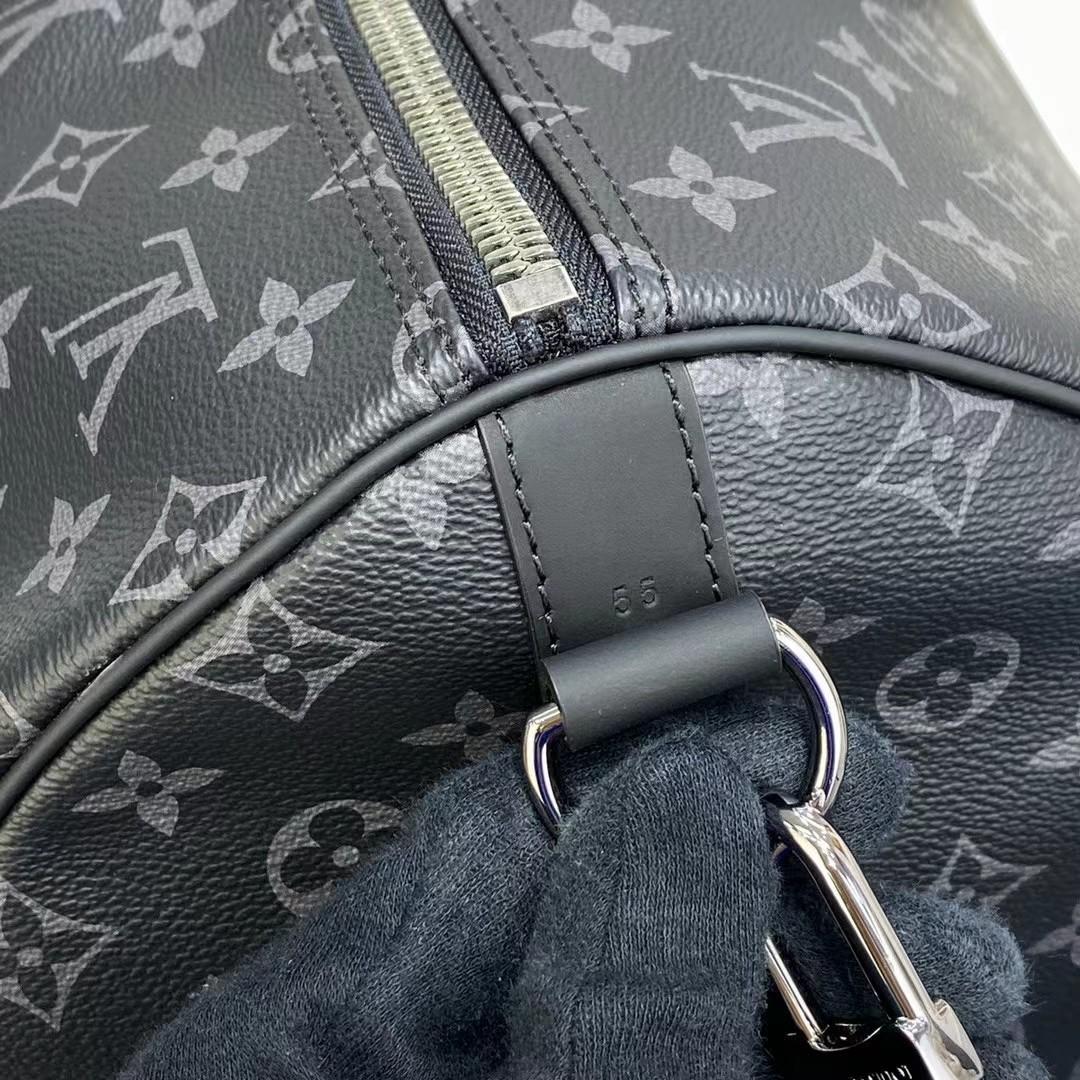 Louis Vuitton keepall 55 Monogram Eclipse(55-24-30CM) - DesignerGu