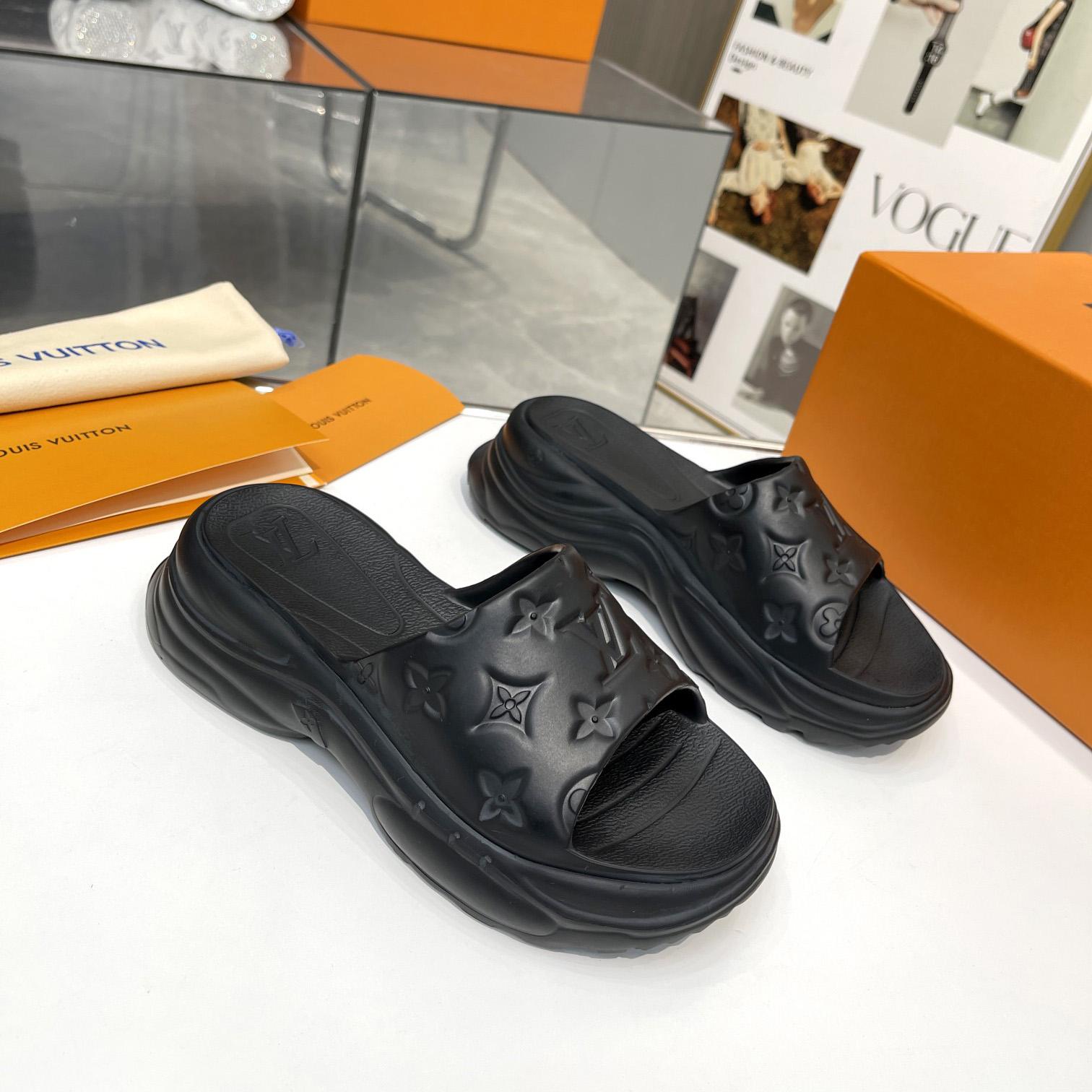 Louis Vuitton Pool 55 Flat Comfort Mule      - DesignerGu