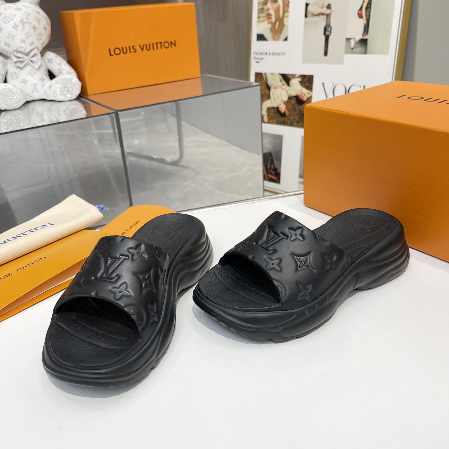 Louis Vuitton Pool 55 Flat Comfort Mule      - DesignerGu