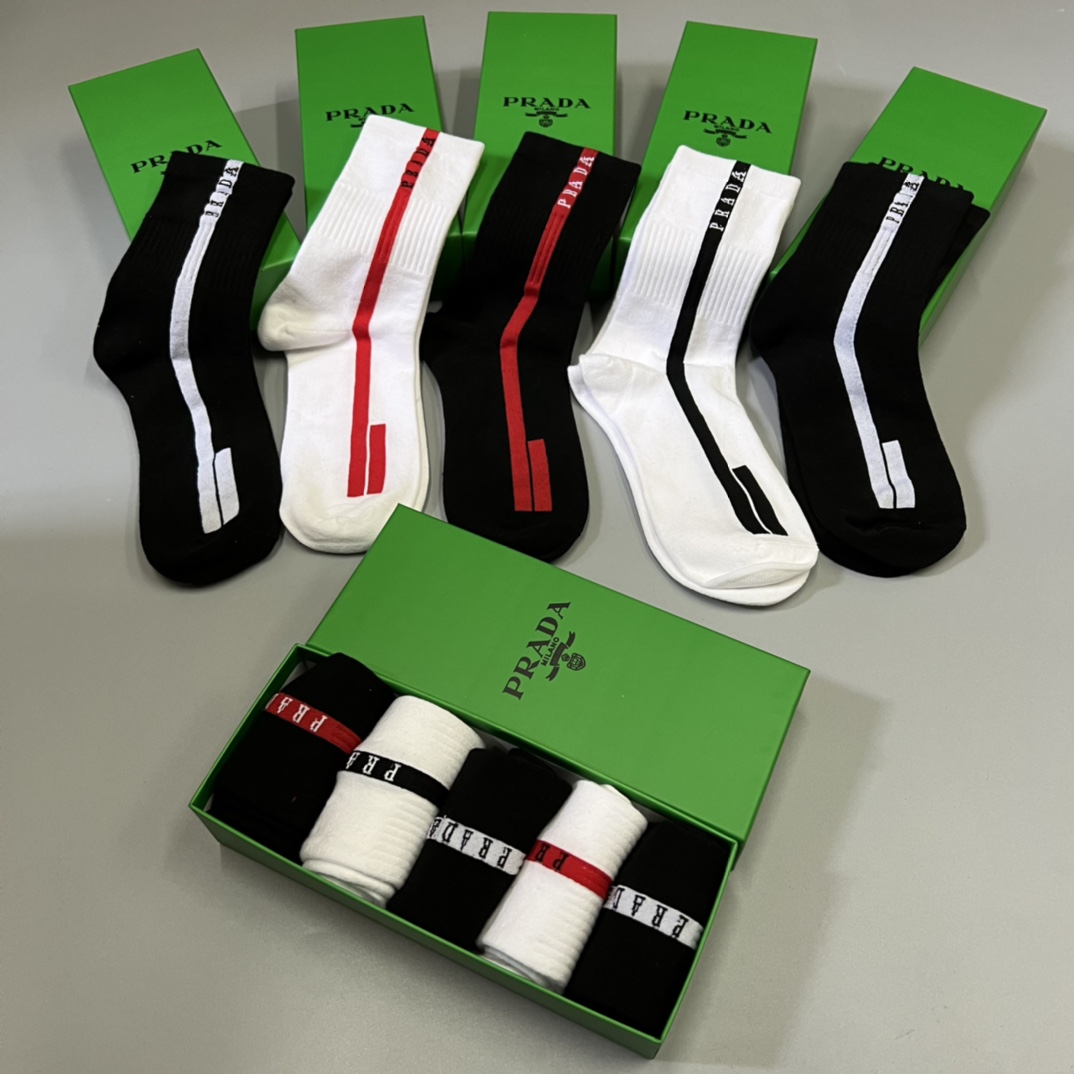 Prada Socks/Box - DesignerGu