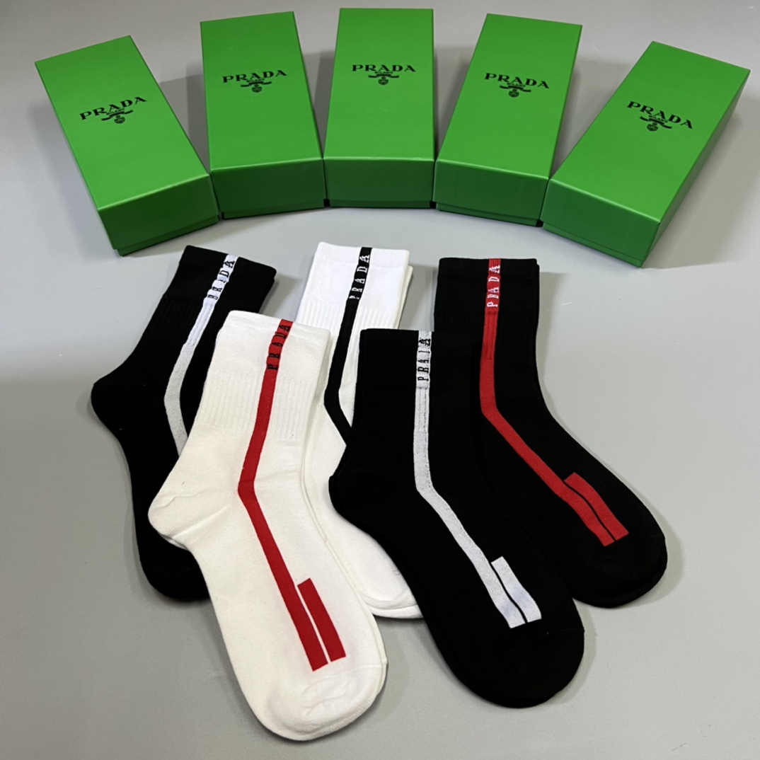 Prada Socks/Box - DesignerGu