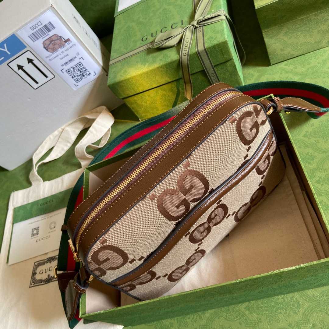 Gucci Jumbo GG Messenger Bag(25.5-20-6cm) - DesignerGu