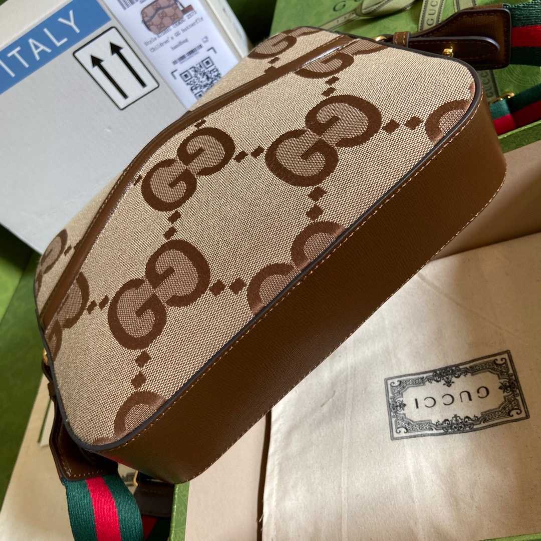 Gucci Jumbo GG Messenger Bag(25.5-20-6cm) - DesignerGu