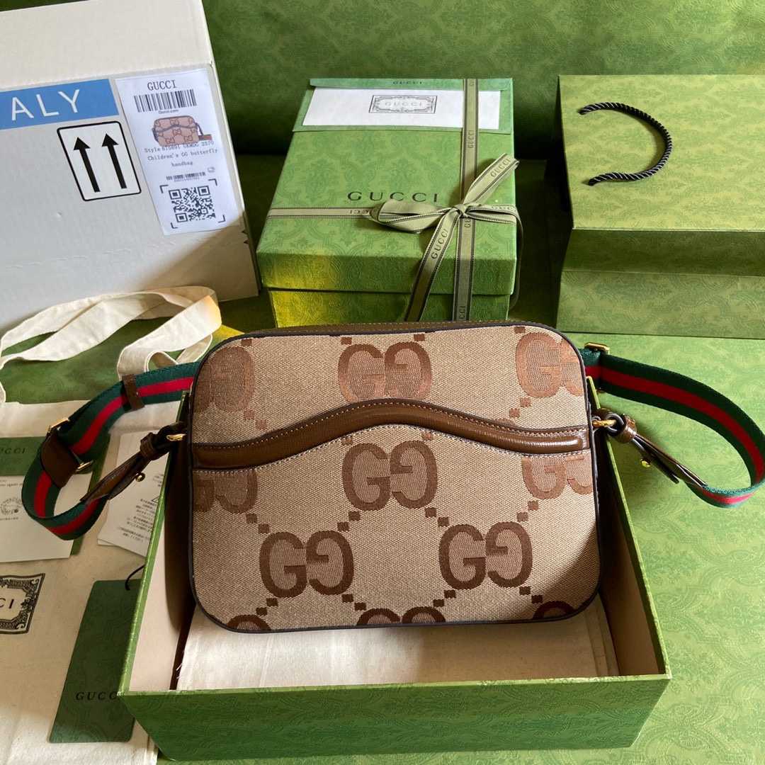 Gucci Jumbo GG Messenger Bag(25.5-20-6cm) - DesignerGu