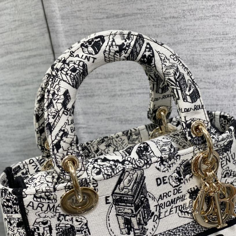 Dior Medium Lady D-lite Bag - DesignerGu