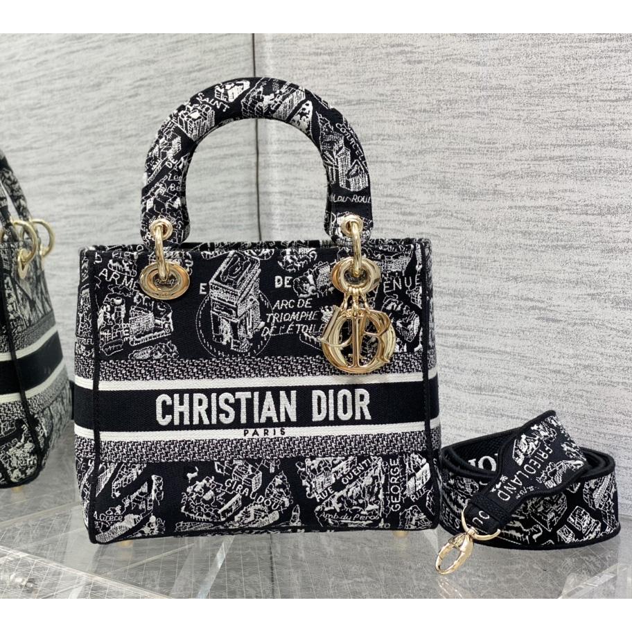 Dior Medium Lady D-lite Bag - DesignerGu